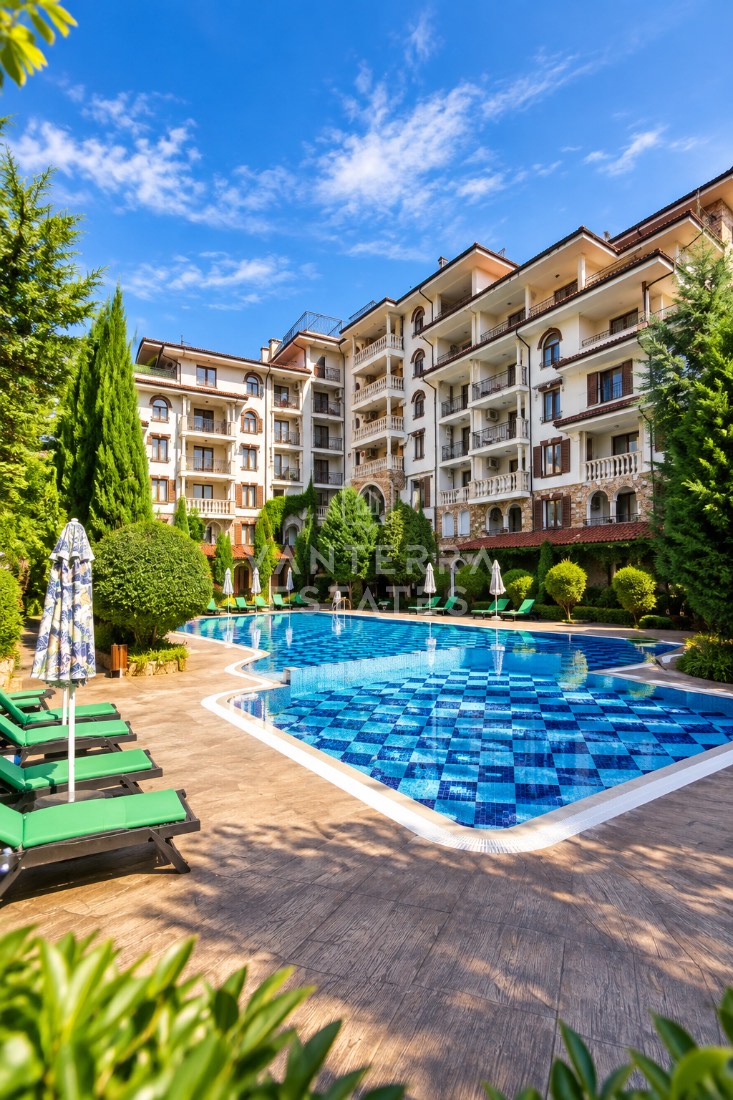 ТРИСТАЕН АПАРТАМЕНТ СГЛЕДКА КЪМ БАСЕЙНА | ESTEBAN | НЕСЕБЪР | 400 М ОТ ПЛАЖА
